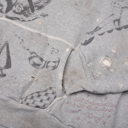 Drawing Hoodie - Grey