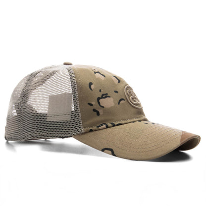 Stüssy x New Era 9TWENTY SS Link Trucker - Desert Camo