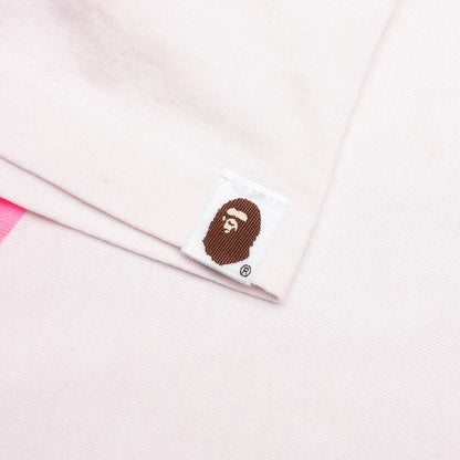 Saint M6 x Bape Handprint Genuine Nowhere Journey S/S Tee - White/Pink