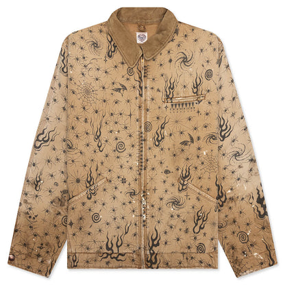 Saint Michael x Dr.Woo Mx6 Detroit Jacket - Beige