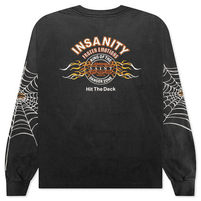 Saint Michael X Teflon Disco Mx6 Saint Disco Insanity L/S Tee - Black