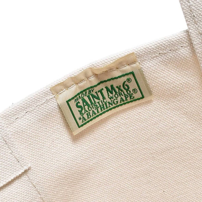 Saint Michael x A Bathing Ape Large Tote Bag - White/Camo