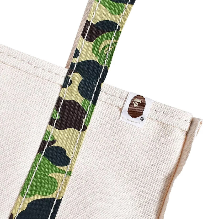 Saint Michael x A Bathing Ape Large Tote Bag - White/Camo
