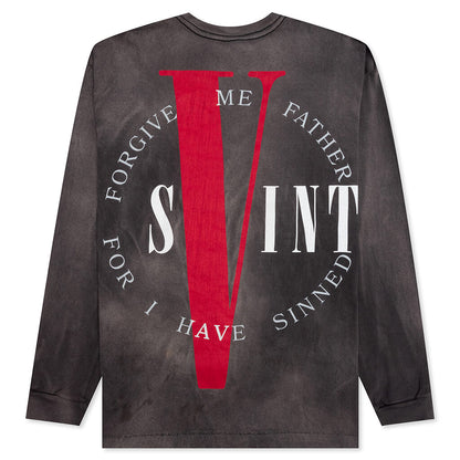 Saint Michael x Vlone L/S T-Shirt - Black