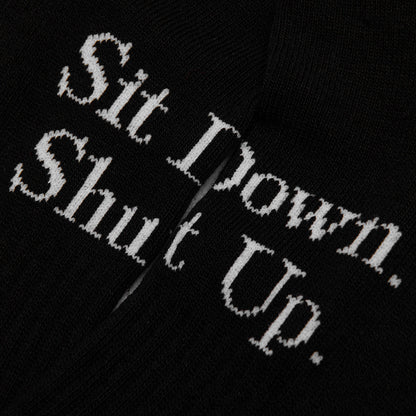 Saint Sit Down Socks - Black