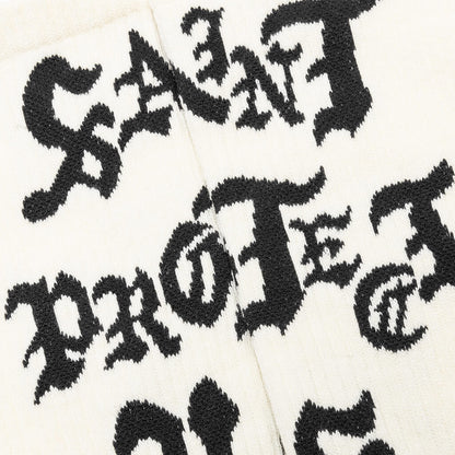 Saint Protect Socks - Ecru Beige