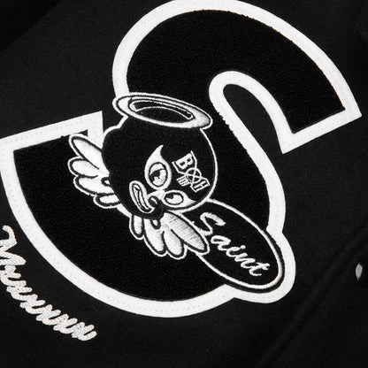 Saint M6 x Bounty Hunter Snt Hunter Varsity Jacket - Black