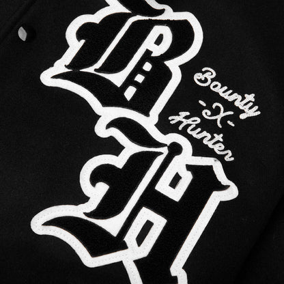 Saint M6 x Bounty Hunter Snt Hunter Varsity Jacket - Black