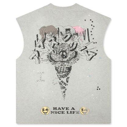 Samus Tank - Heather Grey