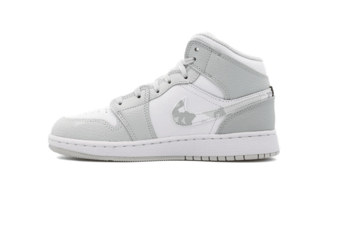 JORDAN 1 MID GREY CAMO GS