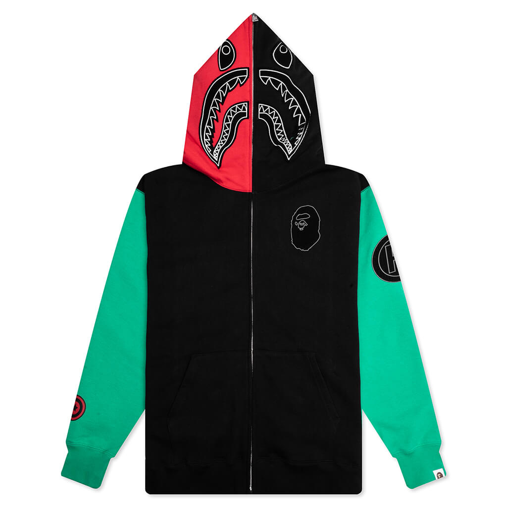 Shark Full Zip Hoodie United Arab Emirates - Black