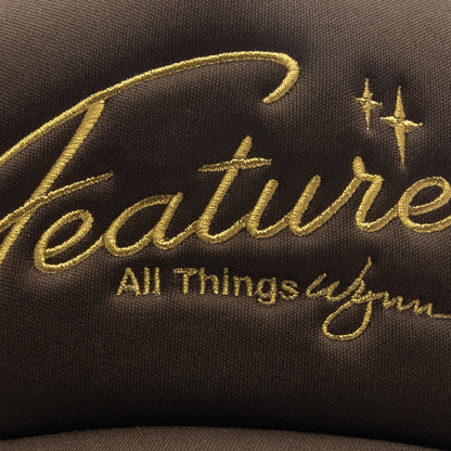 Feature x Wynn Shine Trucker - Walnut Brown