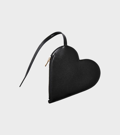 Heart Pouch Black