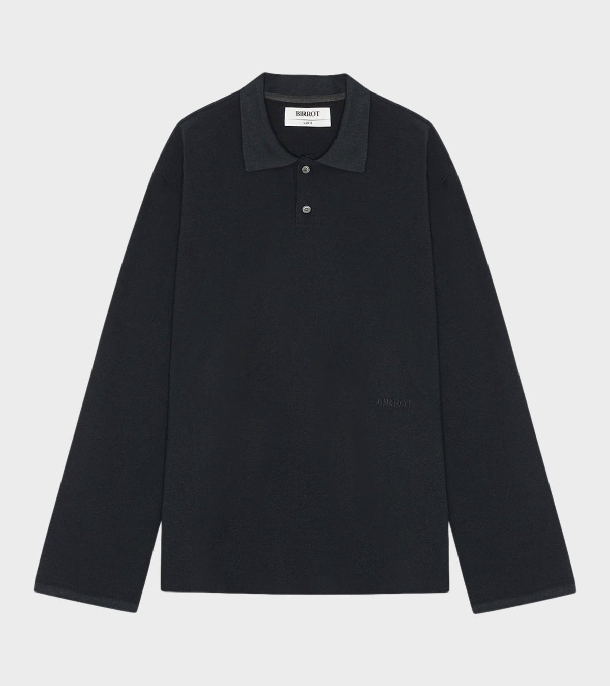Lay2 Long-Sleeve Polo Ink