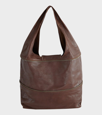 Riba Zip Bag Brown