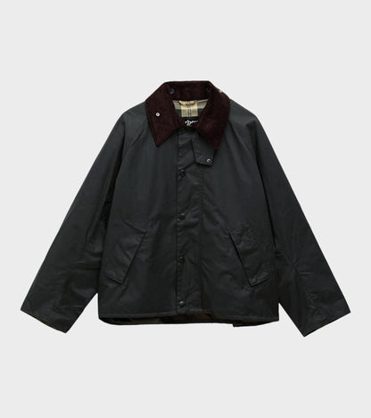 Barbour Modified Transport Wax Jacket Sage