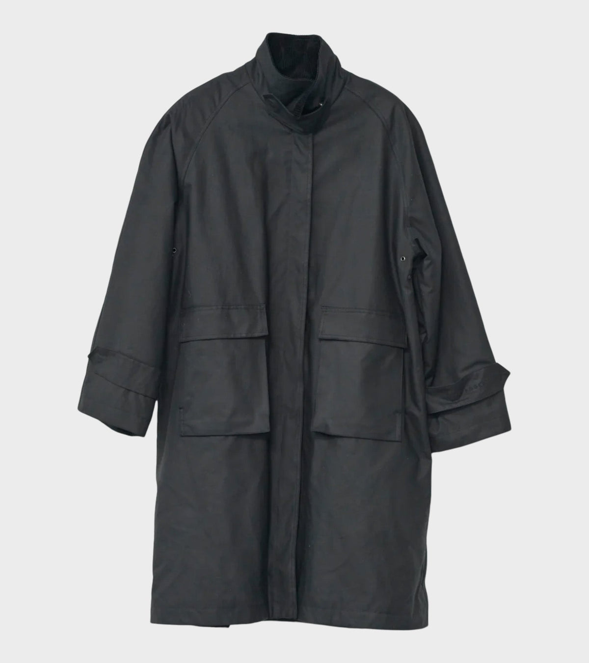 Oilskin Coat Black