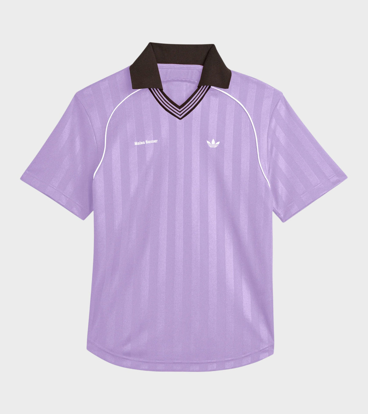 WB Football Tee Light Purple/Dark Brown