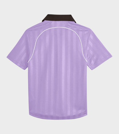 WB Football Tee Light Purple/Dark Brown