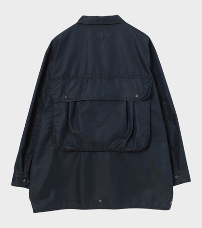 Chambray Short Fisherman Jacket Dark Navy