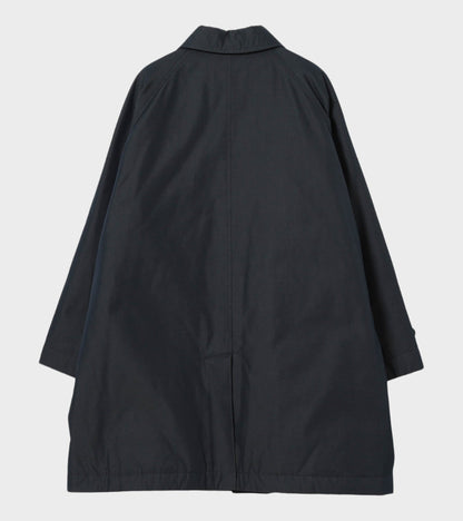 Cotton Blend Coat Dark Navy