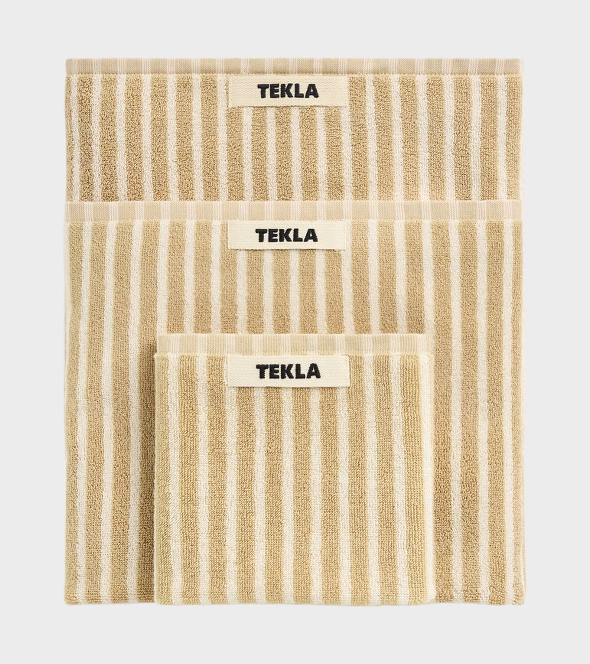Bath Towel 70x140 Ivory Stripes