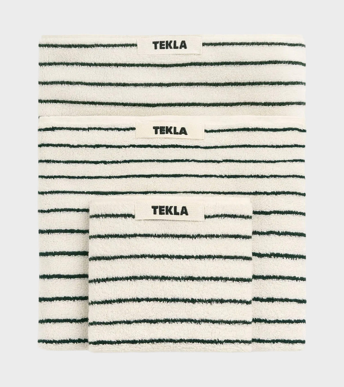 Guest Towel 30x50 Racing Green Stripes