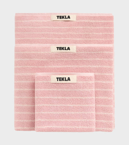 Bath Towel 70x140 Shaded Pink Stripes