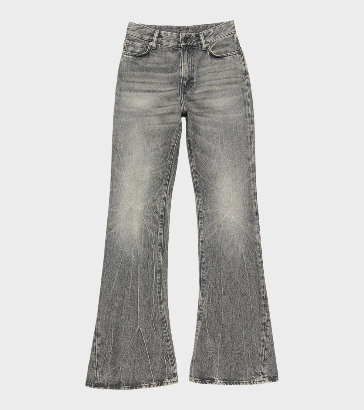 2025F Gothik Fitted Jeans Washed Black