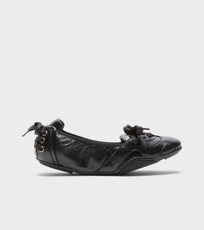 Lace Up Leather Shoes Black