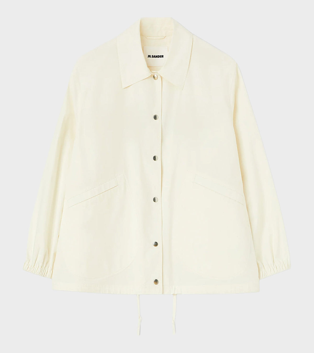 Dry Touch Cotton Poplin Logo Jacket Piuma
