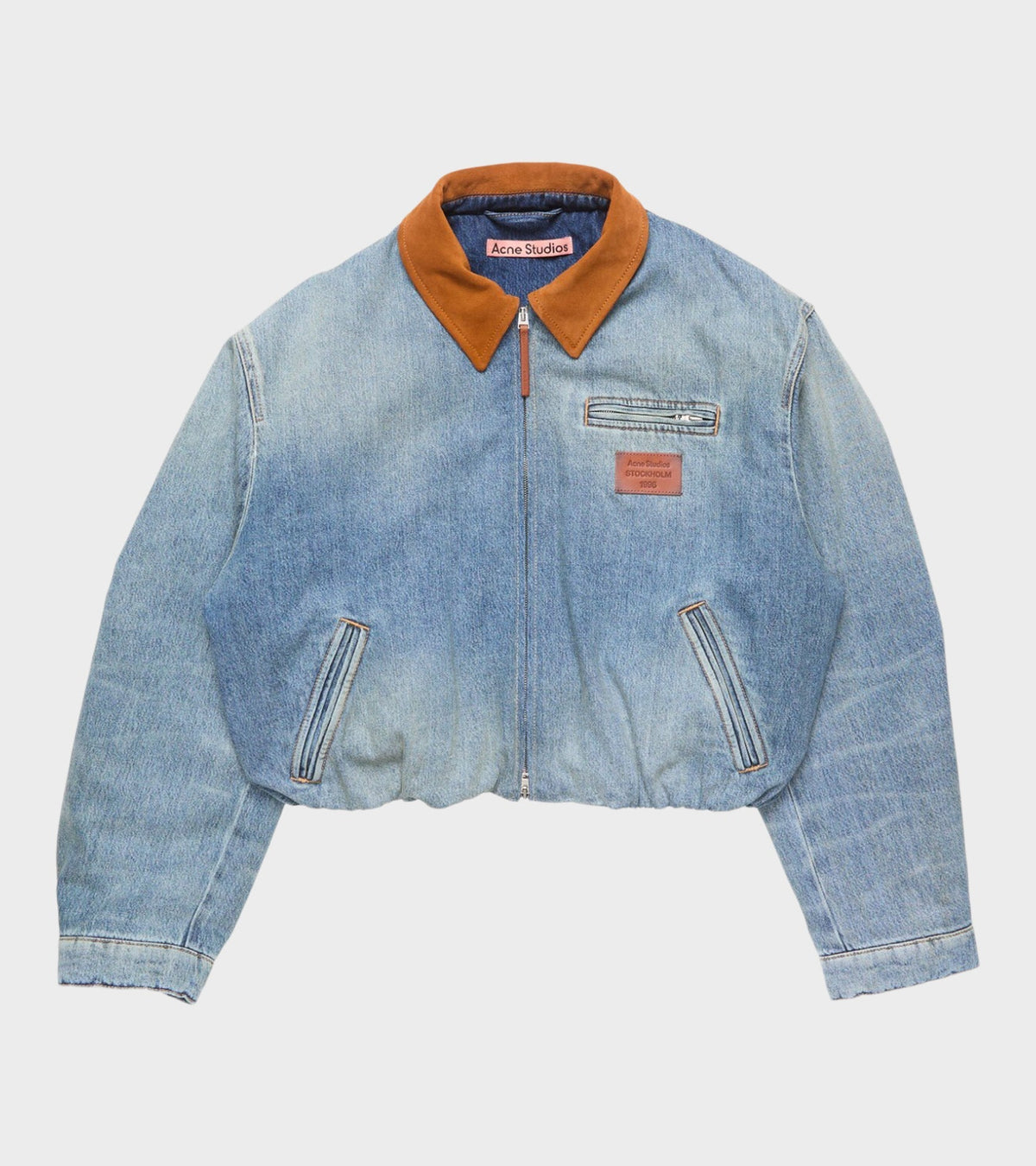 Denim Bomber Blouson Mid Blue