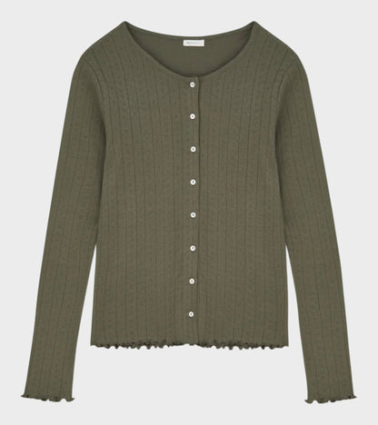 Edie Cardigan Olive