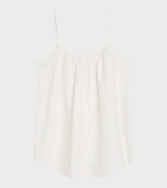 Strap Top Laceflower White