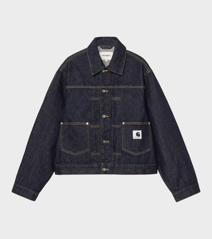 W Belmar Jacket Blue Rinsed