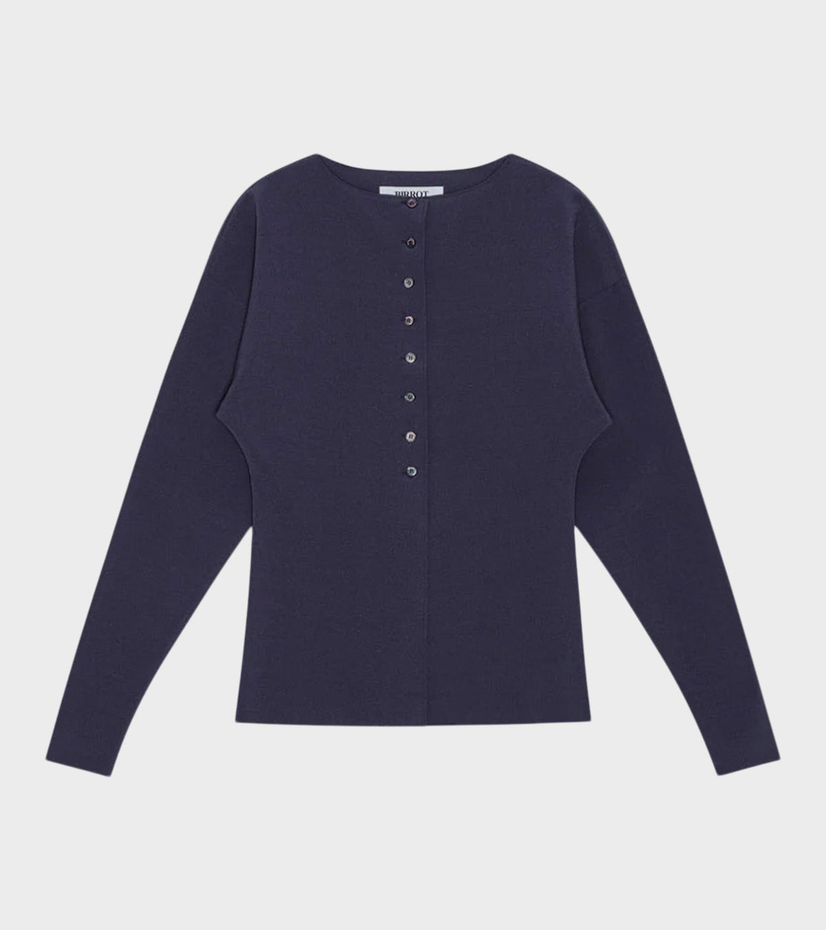 Lay2 Boatneck Cardigan Mood Indigo