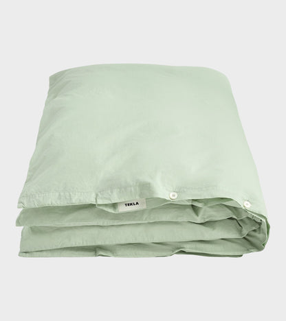 Percale Duvet 140x200 Powder Green