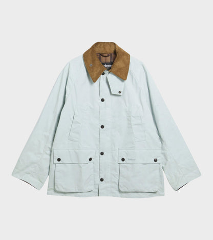 Oversized Bedale Casual Jacket Ice Blue