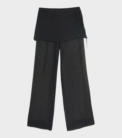Silk Archive Pants Black
