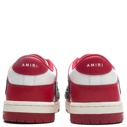 Skel Top Low - Red/White