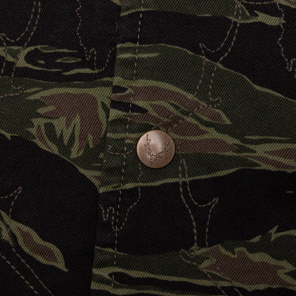 Coach Jacket - Skull Quilting Tiger Camo