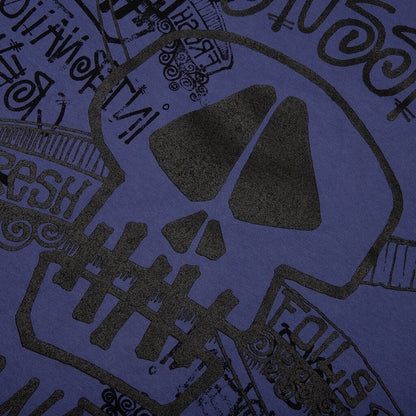 Skulls Pigment Dyed Tee - Indigo