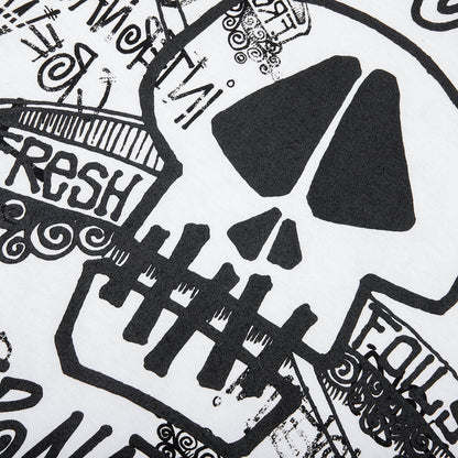 Skulls Pigment Dyed Tee - Natural