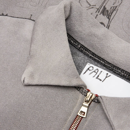 Sorry 'Bout That 1/4 Zip Crewneck - Gray
