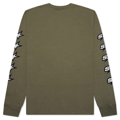 Speedway L/S Tee - Army