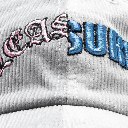 Split Corduroy Cap - Grey