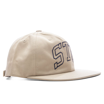 Stu Arch Strapback Cap - Natural