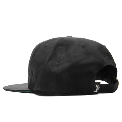 Stu Arch Strapback Cap - Shadow Black