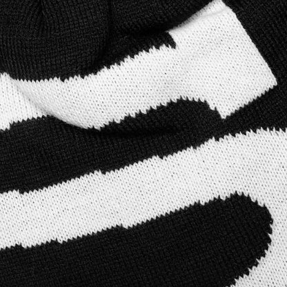 Big S Jacquard Skullcap - Black
