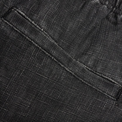 Boxy Linen Short - Black